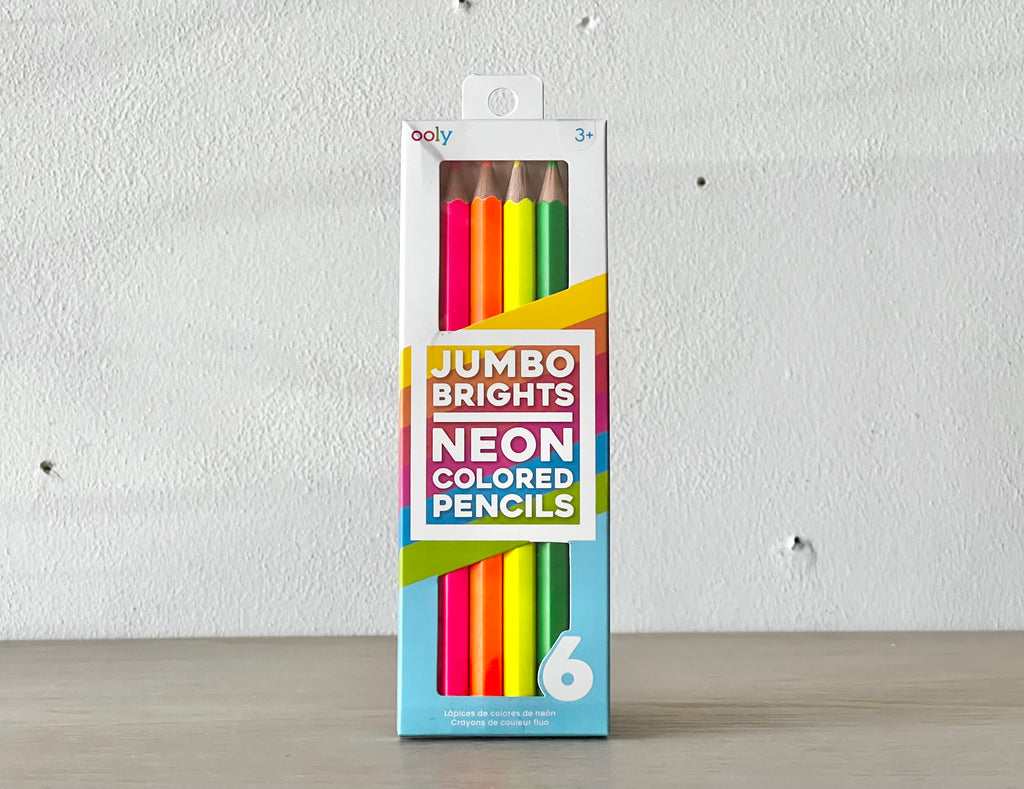 Jumbo Brights Neon Colored Pencils – Golden Age Design